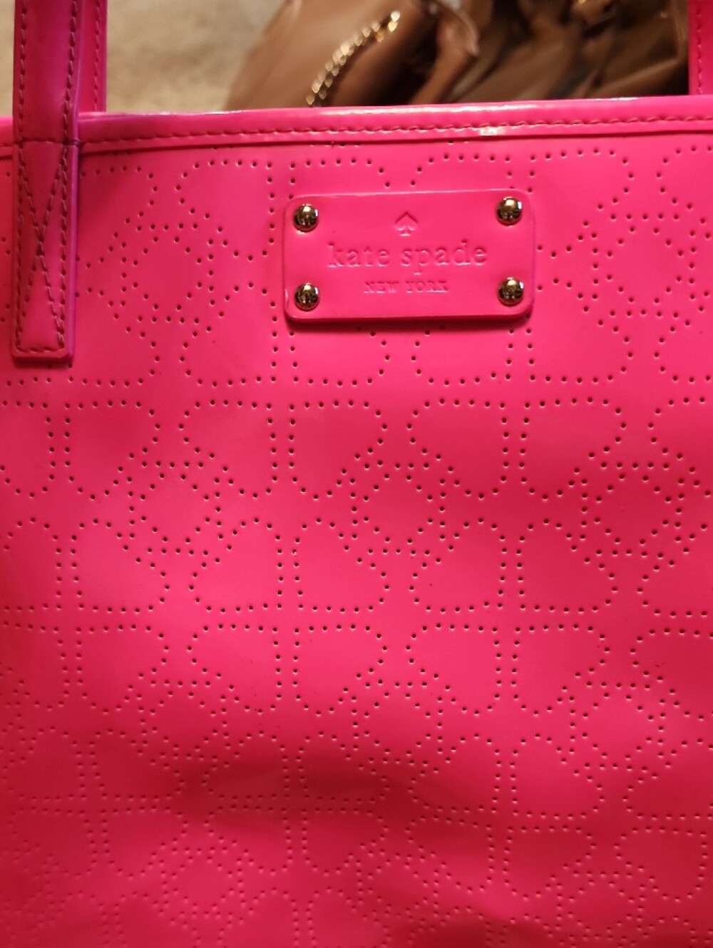 Hot Pink Kate Spade Tote - Picture 3 of 7
